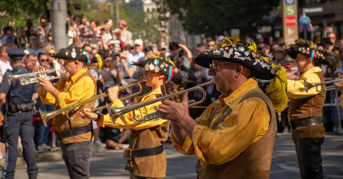 orchestra-in-traditional-german-clothing-playing-in-the-street-9790611